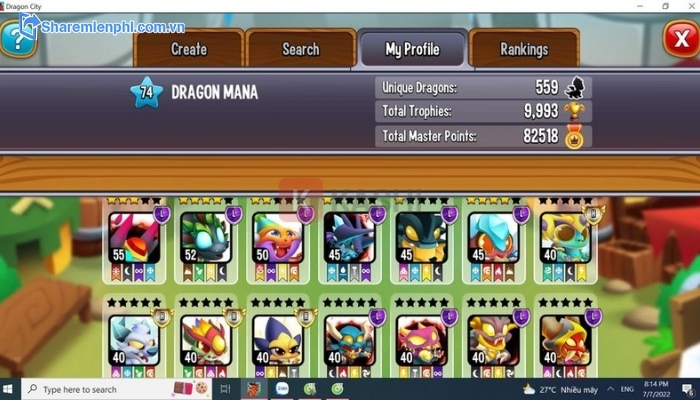 Acc Dragon City Miễn phí (2) Acc Dragon City Miễn phí (2)