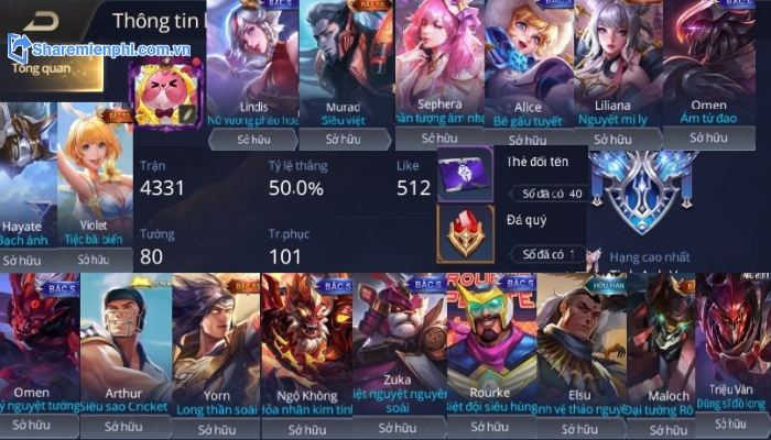 Lưu ý khi sử dụng acc Liên Quân miễn phí